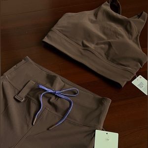 Lululemon Energy Bra High Neck Long Line Tough & Cargo SHR Hiking Short 8”